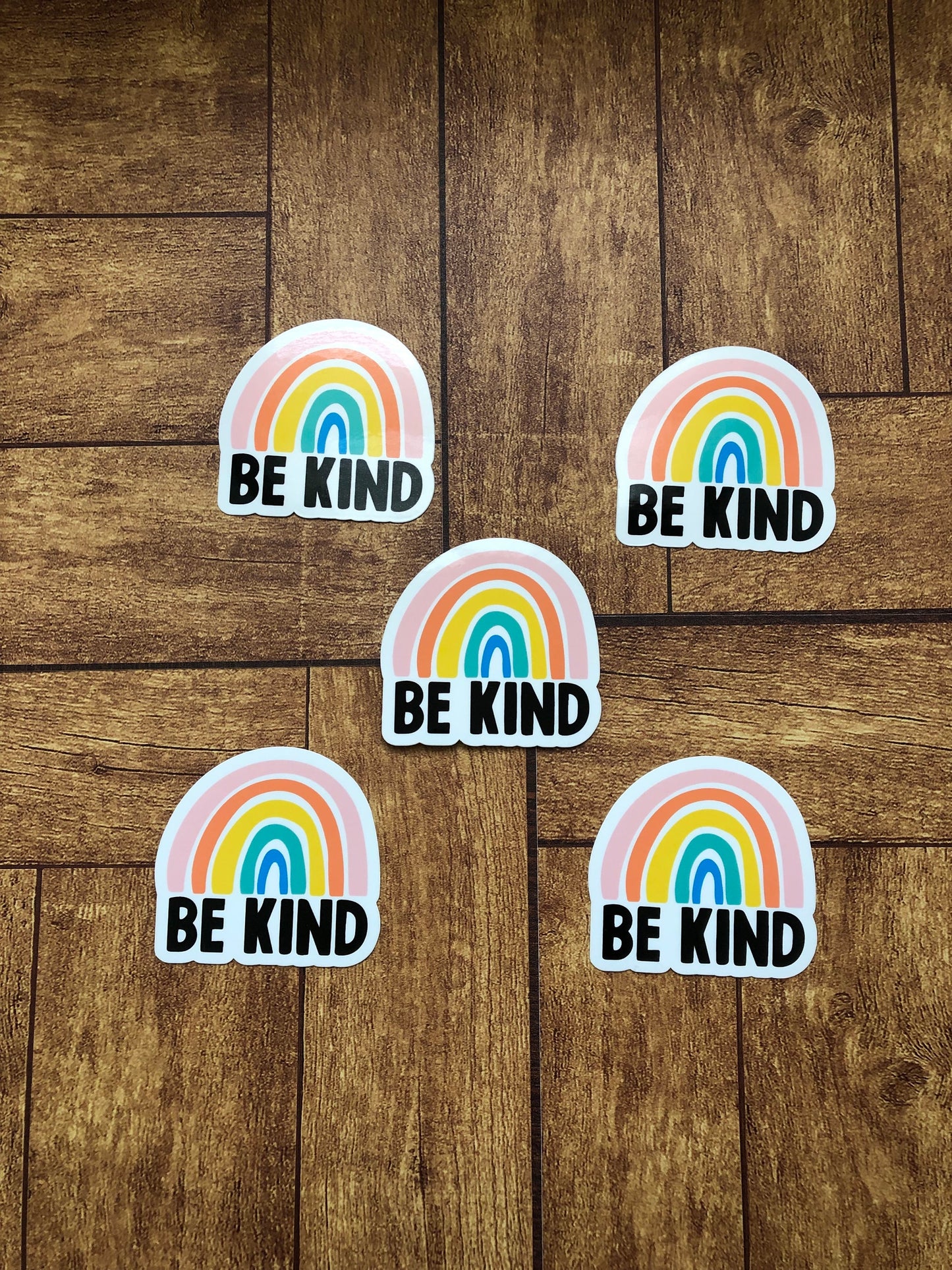 Be Kind Rainbow Sticker, Rainbow, Be Kind Sticker, Kindness Matters, Water Bottle Sticker, E-Reader Sticker, Trendy Sticker