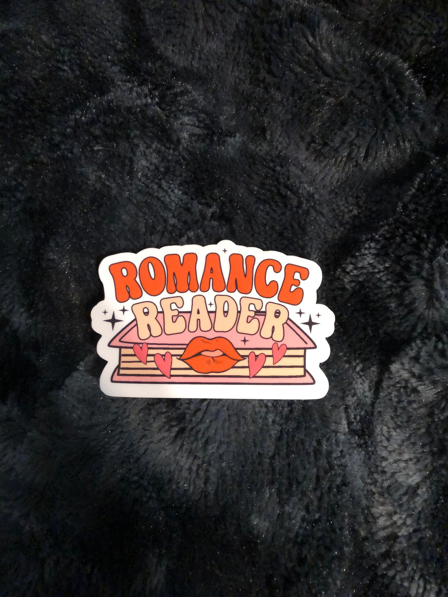 Romance Reader Waterproof Sticker, Bookish Gift, Book Accessories, Book Lover Sticker, Bookworm Gift, Romance Book Decoration, Smut, TBR