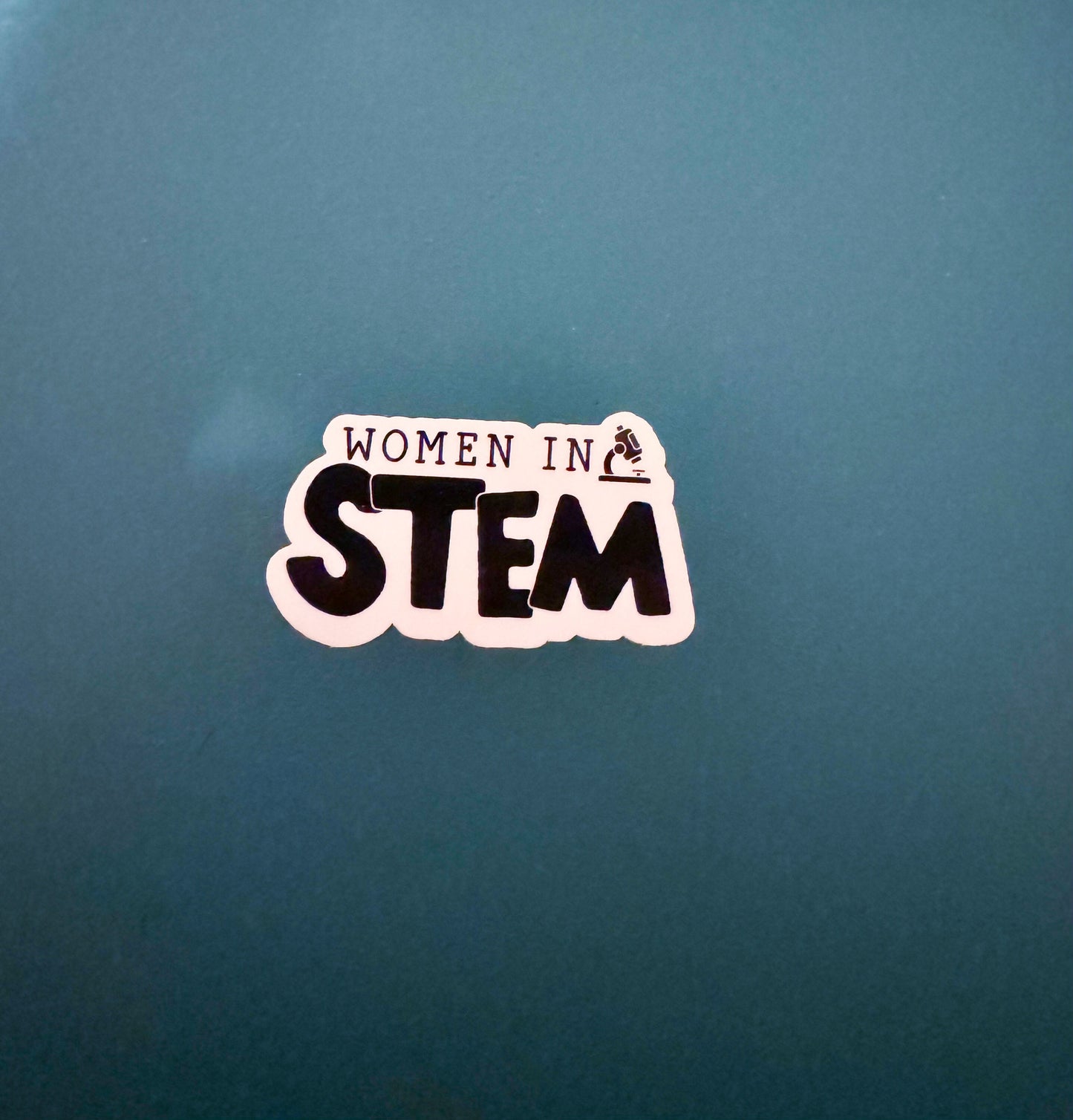 Women In Stem Waterproof Sticker, Women In Science, Gift for Science Teacher, Women In Chemistry, Women In Biology, Water Bottle Sticker