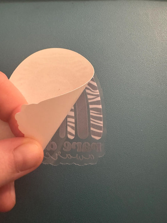 Rare Disease Awareness Sticker, Zebra Awareness Sticker, Black and White Rainbow Sticker, Chronic Illness, Disability, EDS