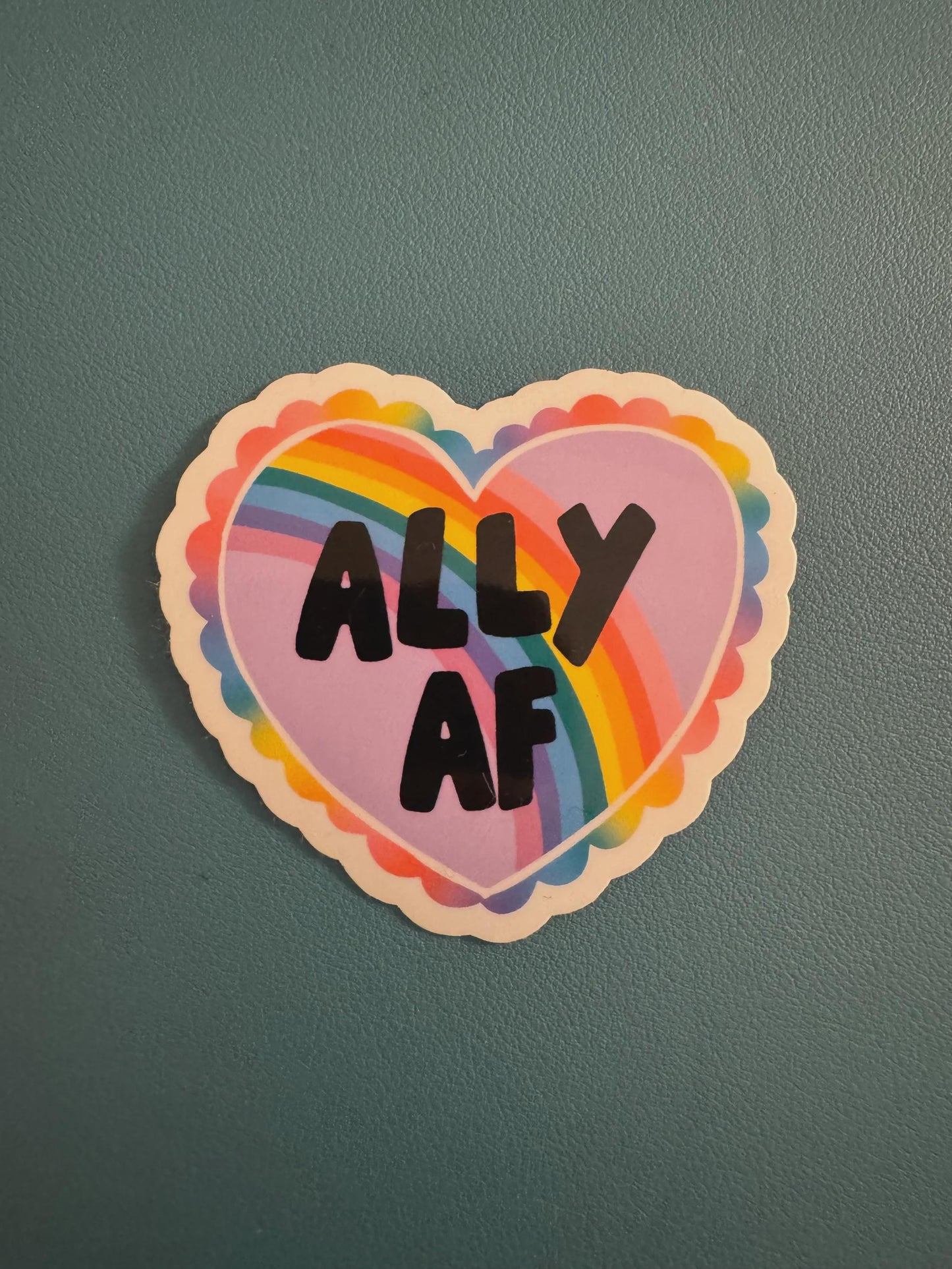 Ally AF Sticker, LGBTQ Ally, Pride Sticker, Gay Ally, Gender Equality Matters, Gay Rights Ally